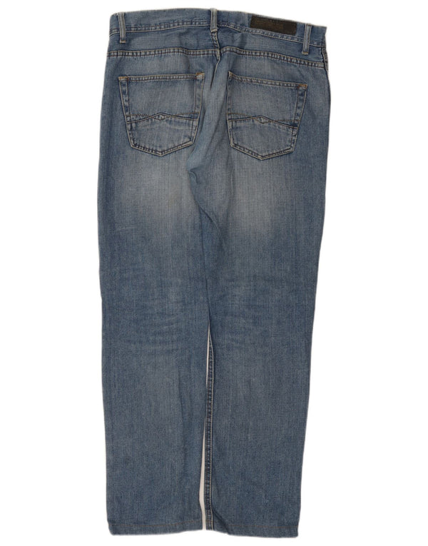 Мужские прямые джинсы Zara EU 34, большие W34 L31, синие