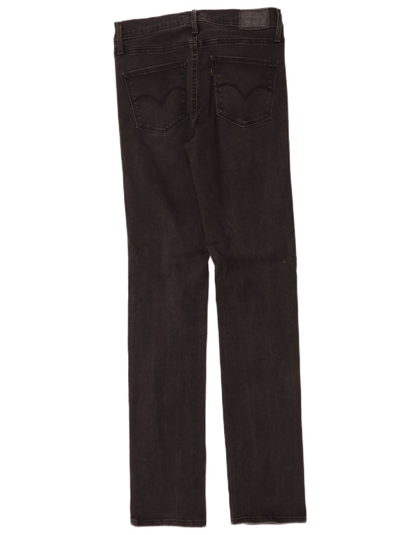 Женские облегающие джинсы Levi's W29 L32, черный хлопок