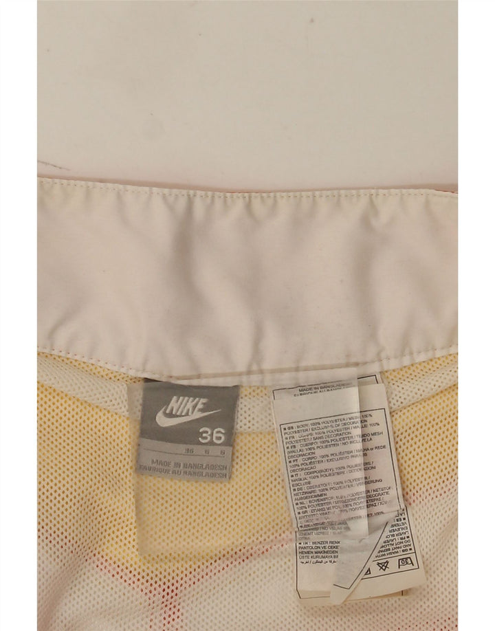 Мужские шорты для плавания Nike с графическим рисунком, большие оранжевые, полиэстер с цветными блоками