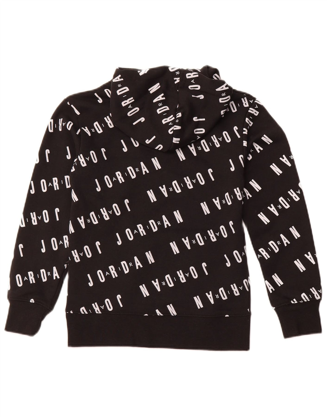 Джемпер с капюшоном JORDAN для мальчиков с рисунком, 8–9 лет, маленький, черный, хлопковый