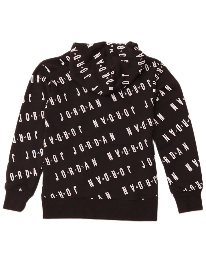 Джемпер с капюшоном JORDAN для мальчиков с рисунком, 8–9 лет, маленький, черный, хлопковый