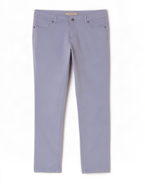 Женские узкие повседневные брюки Zara EU 44 XL W34 L29, синие, хлопок