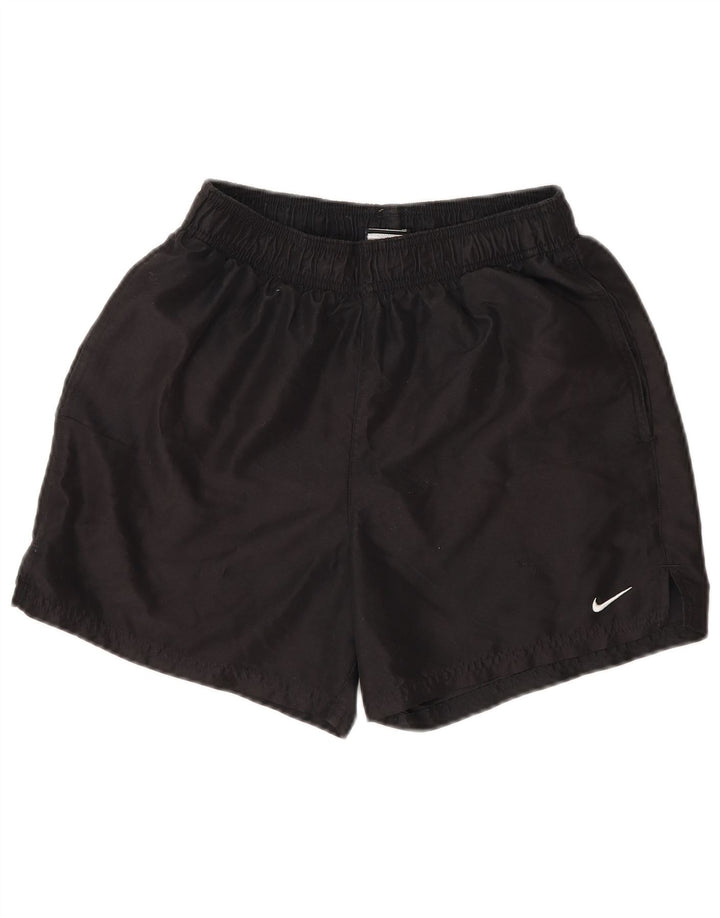 Мужские спортивные шорты Nike, маленькие черные из полиэстера