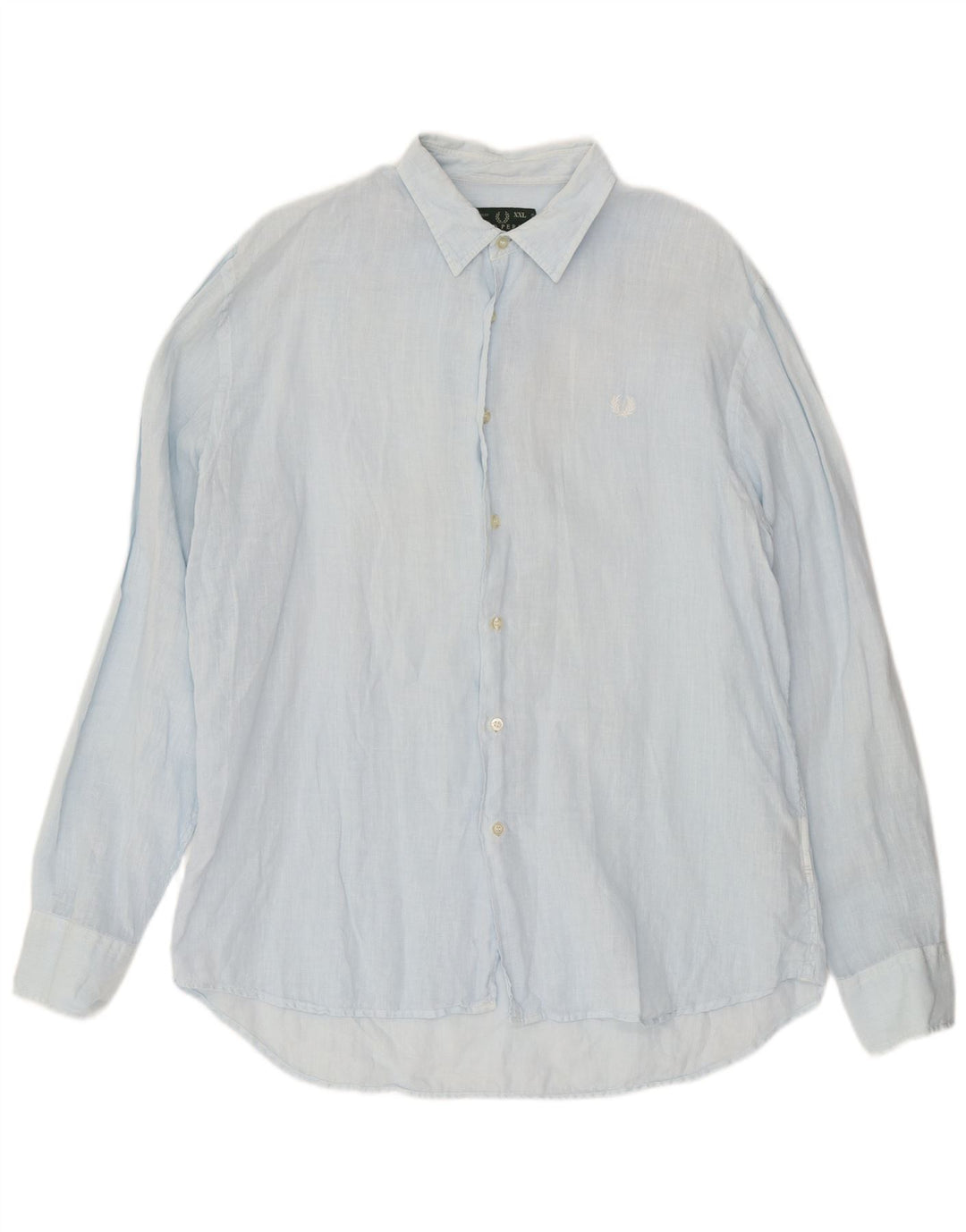 Мужская рубашка Fred Perry 2XL, синяя льняная