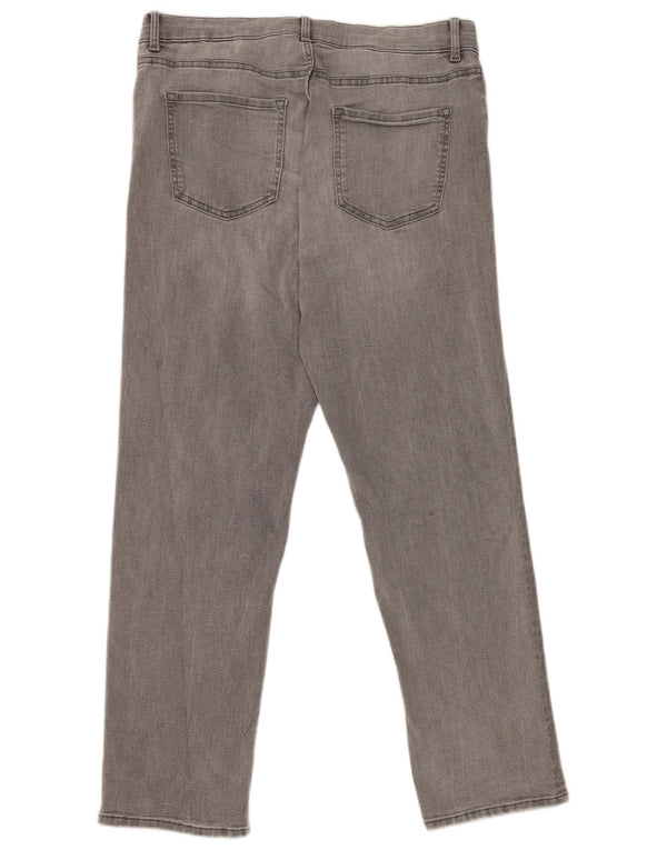 Женские прямые джинсы Marks & Spencer The Sienna UK 14 Medium W32 L28 Серые
