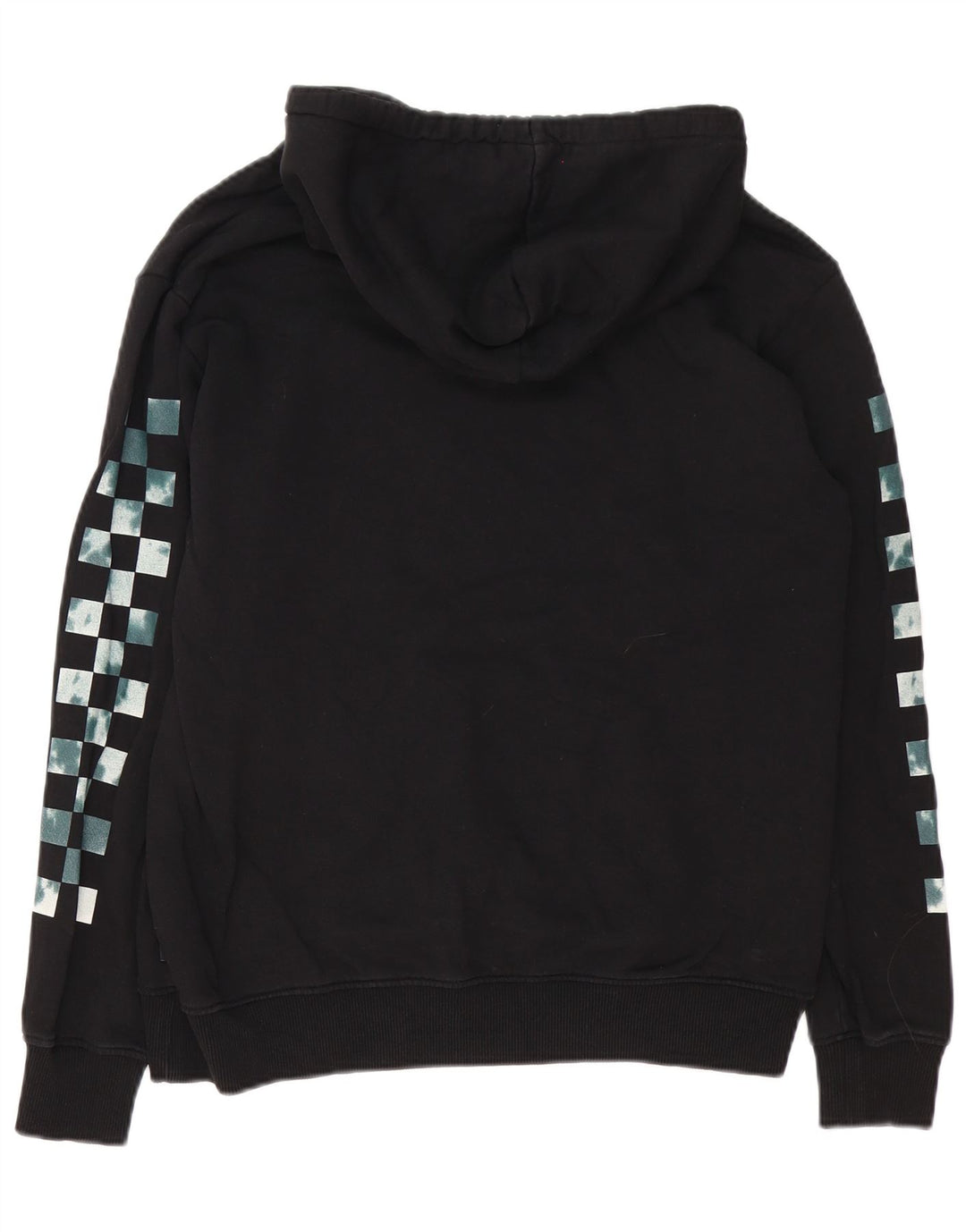 Мужской джемпер с капюшоном Vans, черный, хлопковый, среднего размера