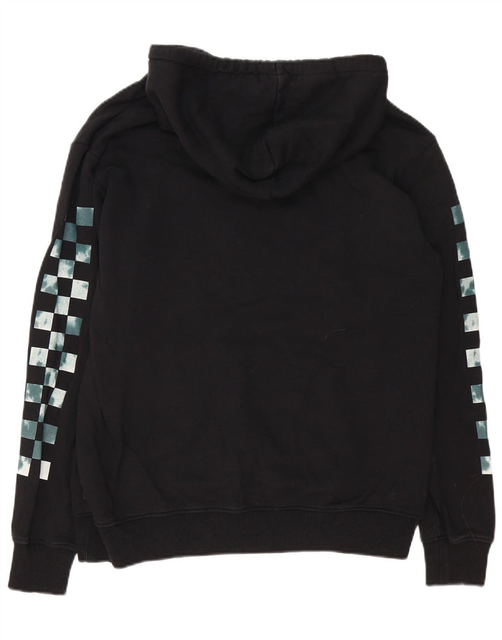 Мужской джемпер с капюшоном Vans, черный, хлопковый, среднего размера