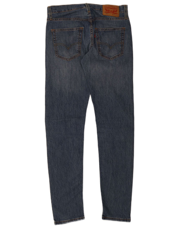 Мужские зауженные джинсы Levi's 512 W29 L32 синие, хлопок