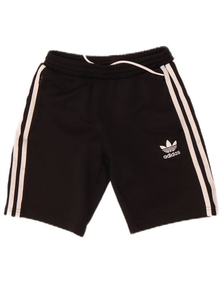 Спортивные шорты Adidas для мальчиков 9-10 лет, черный полиэстер