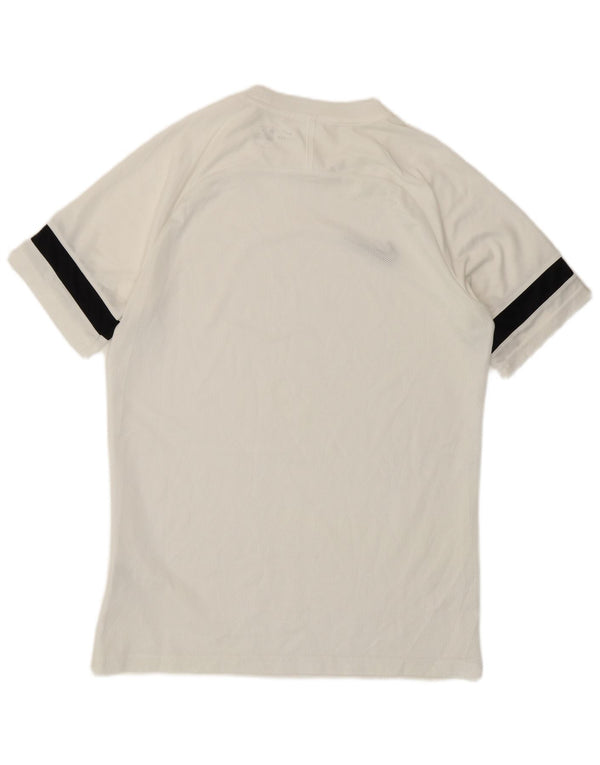 Мужская футболка Nike Dri Fit, средний белый полиэстер с цветными блоками