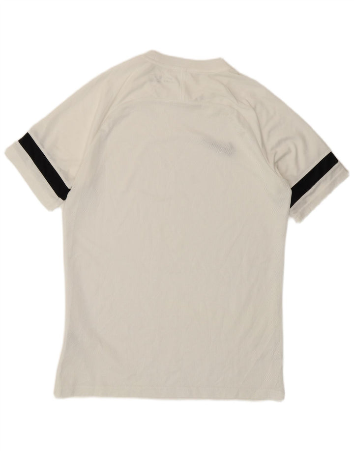 Мужская футболка Nike Dri Fit, средний белый полиэстер с цветными блоками