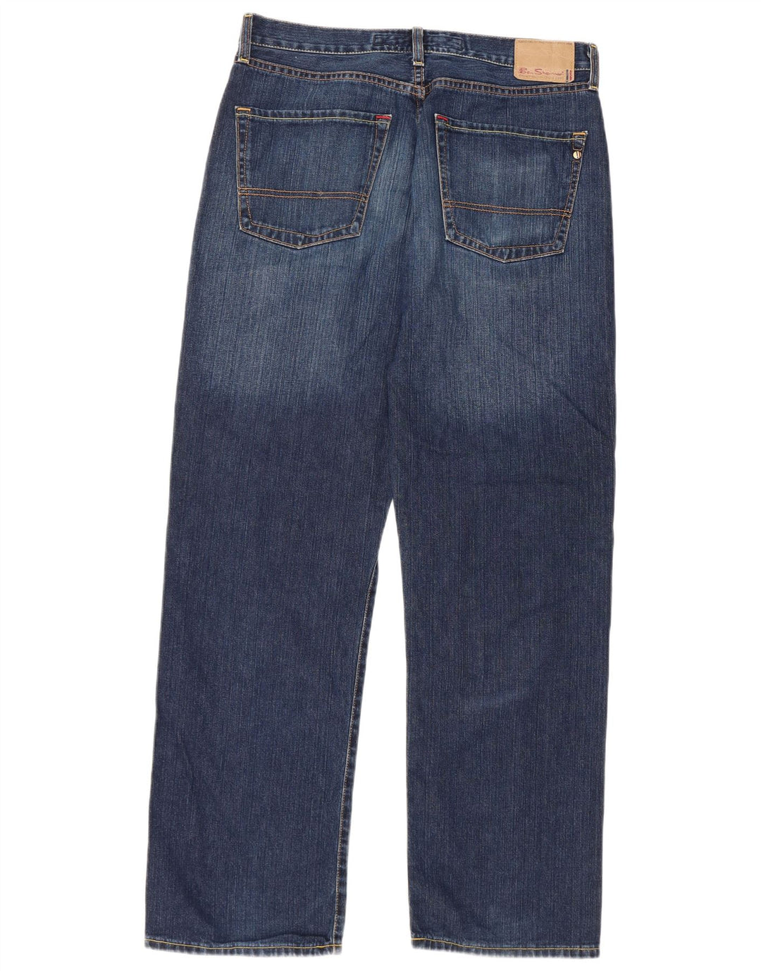 Мужские прямые джинсы Ben Sherman W34 L32, синий хлопок