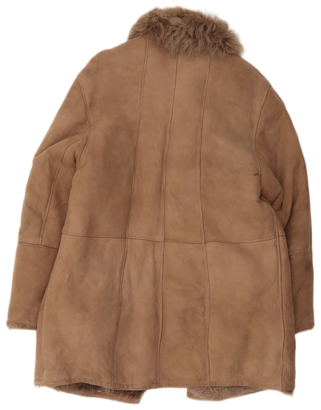 Винтажная женская дубленка IT 44 Medium Beige