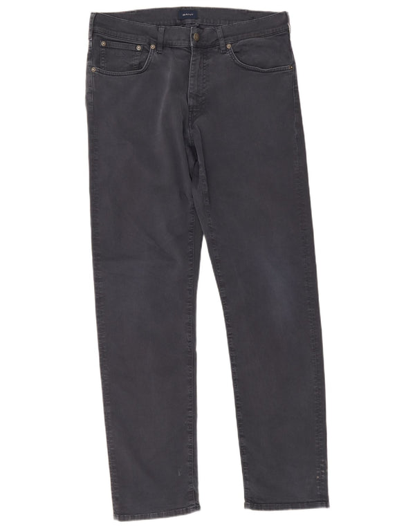 Мужские узкие джинсы Gant W34 L34 темно-синие