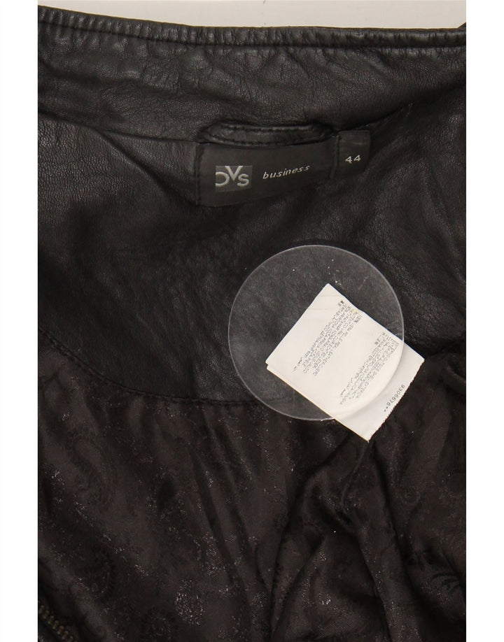 OVS Womens Leather Jacket IT 44 Medium Black Leather Vintage OVS and Second-Hand OVS from Messina Hembry 