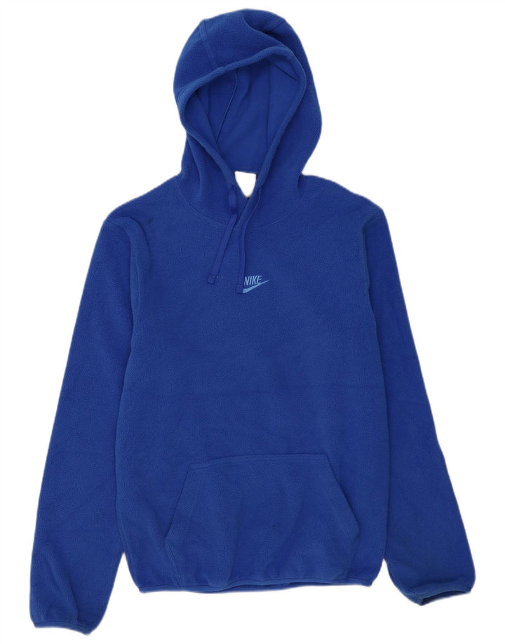 Мужской флисовый джемпер с капюшоном Nike XS, синий полиэстер