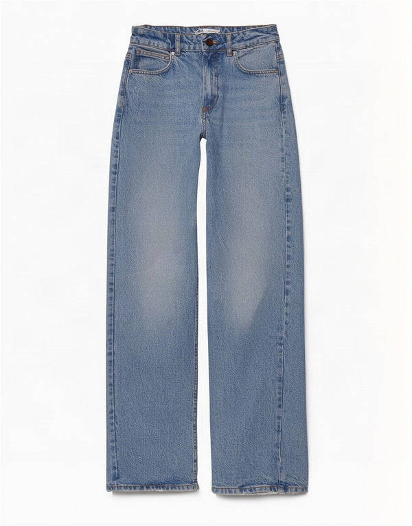 Женские свободные джинсы Zara EU 36 XS W26 L30 синие