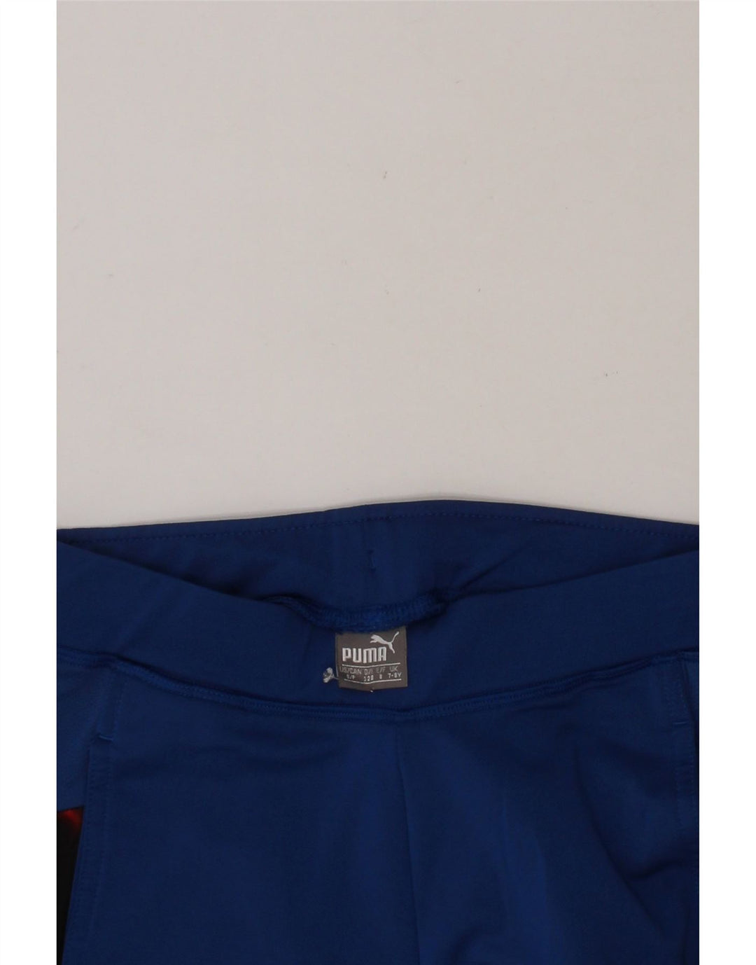 PUMA Boys Sport Shorts 7-8 Years Small  Blue Colourblock Vintage Puma and Second-Hand Puma from Messina Hembry 