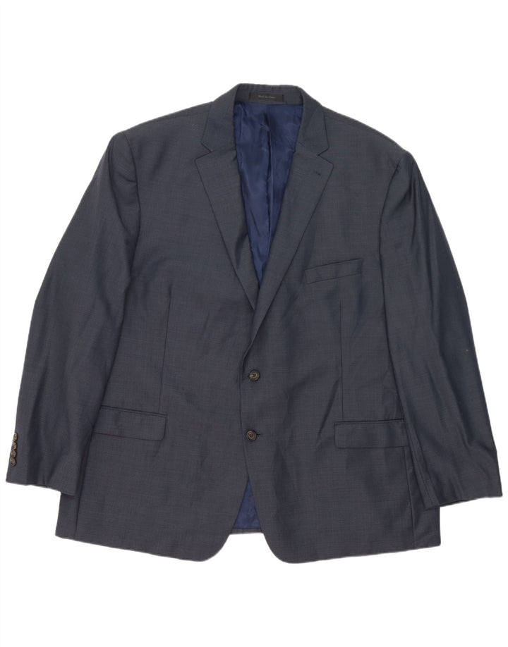 Мужской пиджак на двух пуговицах Ralph Lauren IT 52 XL, темно-синий, шерсть