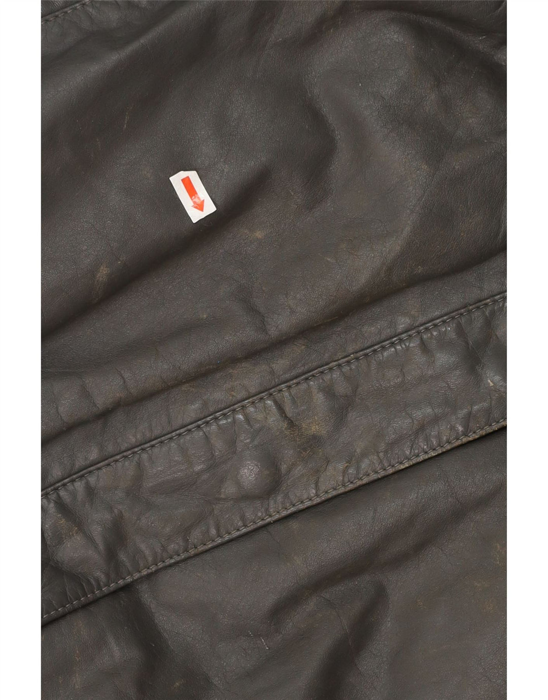 FOXRUN Mens Hooded Leather Jacket UK 44 2XL Grey Leather Vintage Foxrun and Second-Hand Foxrun from Messina Hembry 