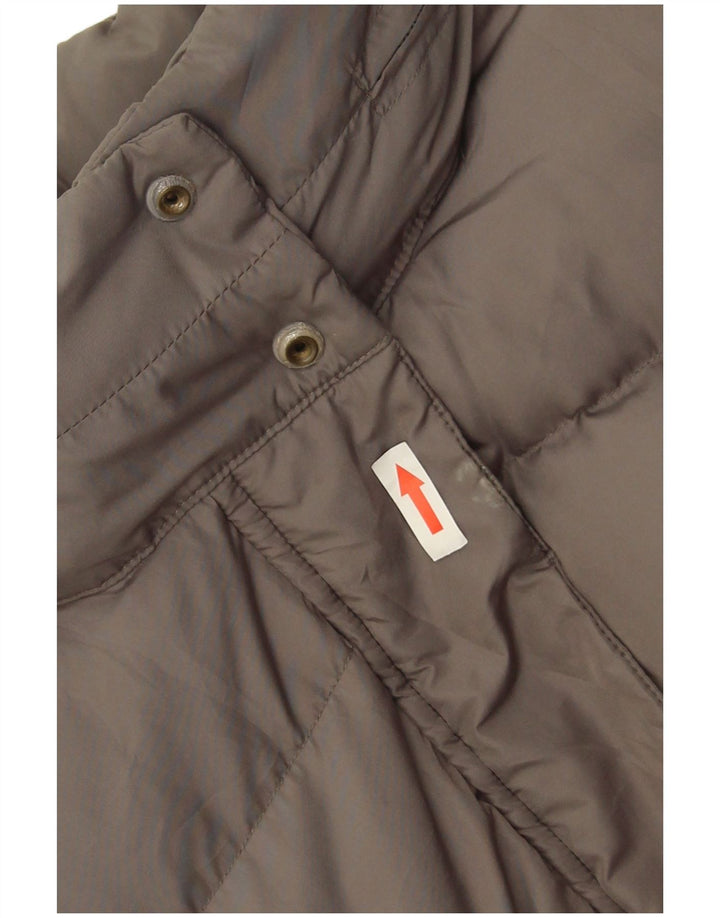 Женское стеганое пальто Phard UK 14, полиэстер среднего серого цвета