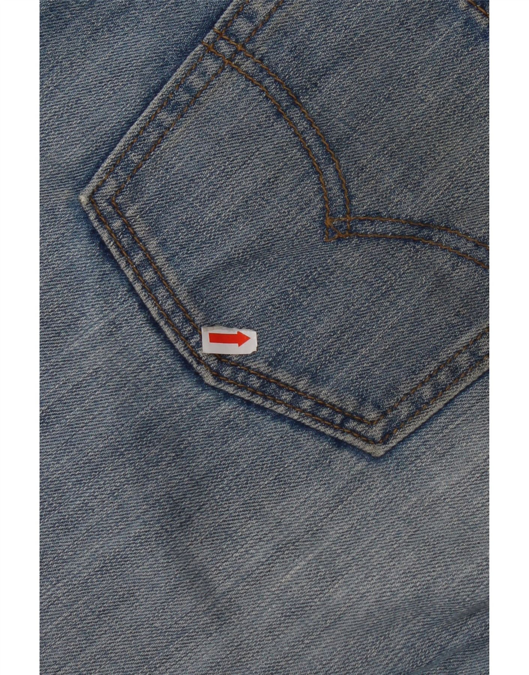 Мужские прямые джинсы LEVI'S 514 W34 L32 синие, хлопок