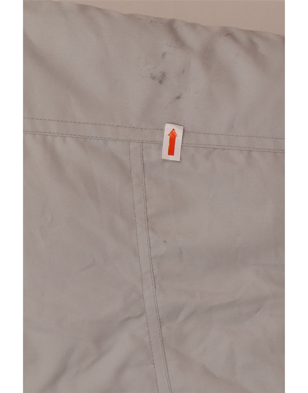 VINTAGE Мужское стеганое пальто свободного кроя UK 36, маленький серый полиэстер