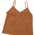 PIMKIE Womens Cami Top UK 12 Medium Brown Polyester Vintage Pimkie and Second-Hand Pimkie from Messina Hembry 