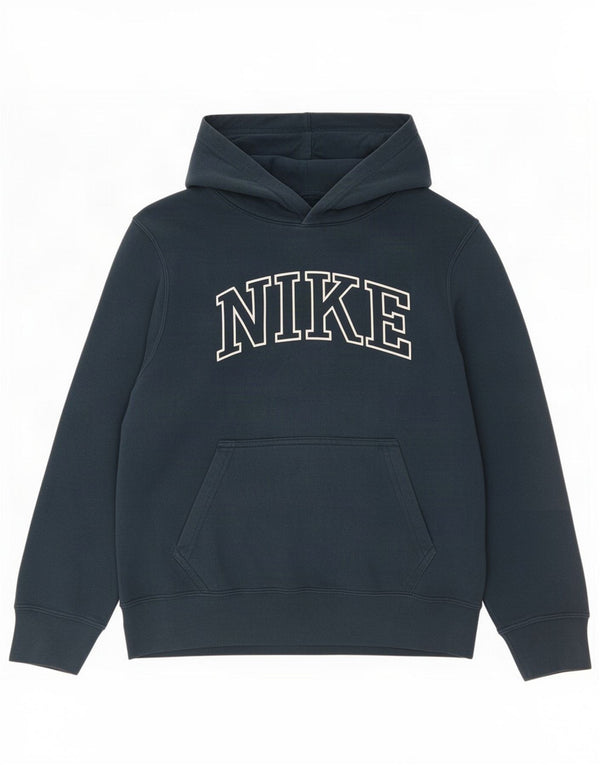 Джемпер с капюшоном Nike для мальчиков, 12–13 лет, большой размер, темно-синий, хлопок
