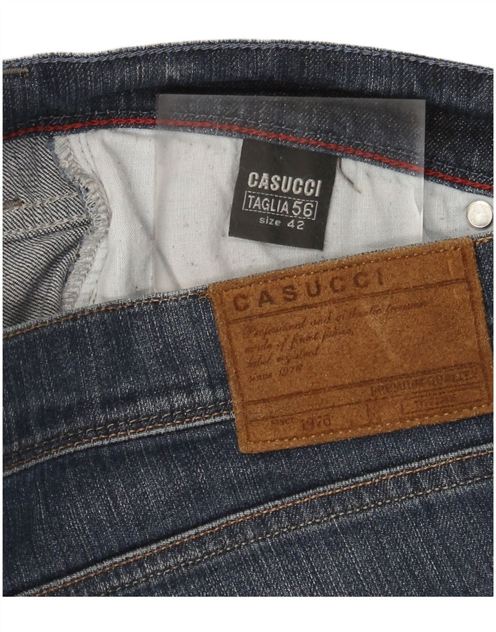 Мужские прямые джинсы Casucci W42 L32, синие, хлопок