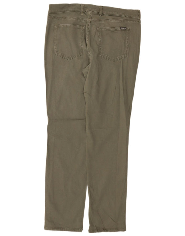 Eddie Bauer Женские повседневные брюки слегка пышной формы США 14 XL W34 L30 цвета хаки