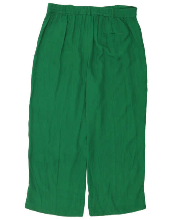 Женские широкие брюки чинос Zara 2XL W34 L28 зеленые
