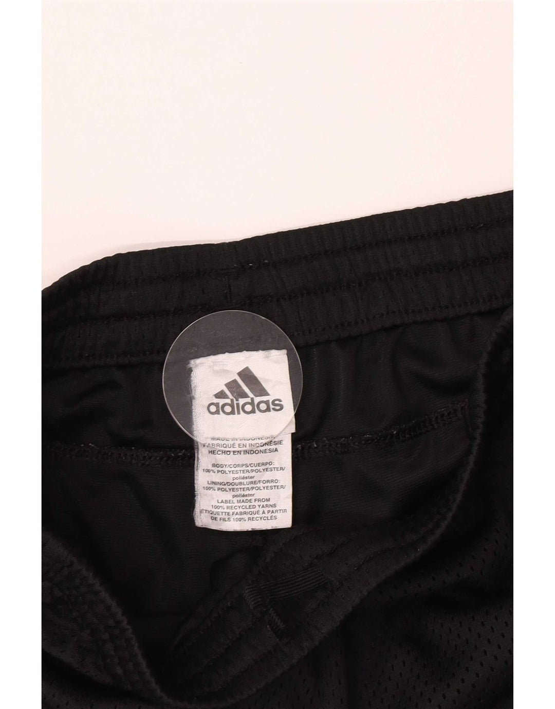 Спортивные шорты Adidas для мальчиков 8-9 лет, маленькие черные из полиэстера