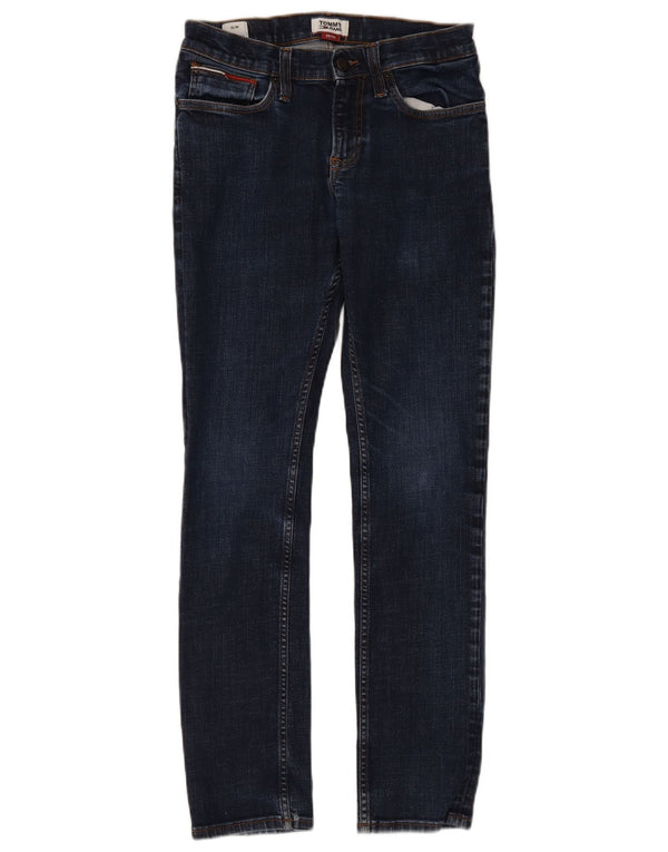Женские зауженные джинсы Tommy Hilfiger Scanton W29 L32 Темно-синий хлопок