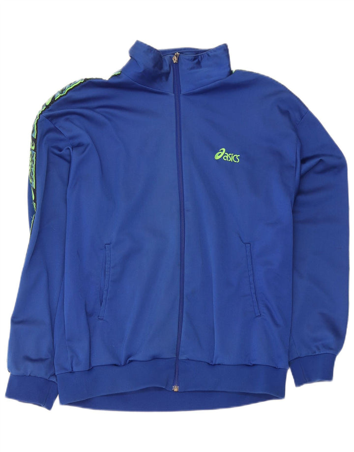 Мужской спортивный костюм Asics с графическим рисунком IT 56 2XL Синий Полиамид