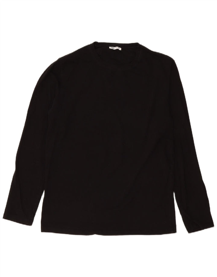 Мужской топ с длинным рукавом Zara XL, черный