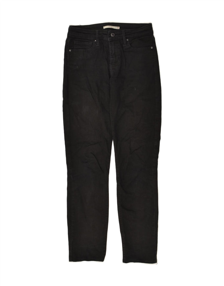 LEVI'S Womens 712 Slim Jeans W25 L30 Black Cotton | Vintage Levi's | Thrift | Second-Hand Levi's | Used Clothing | Messina Hembry 