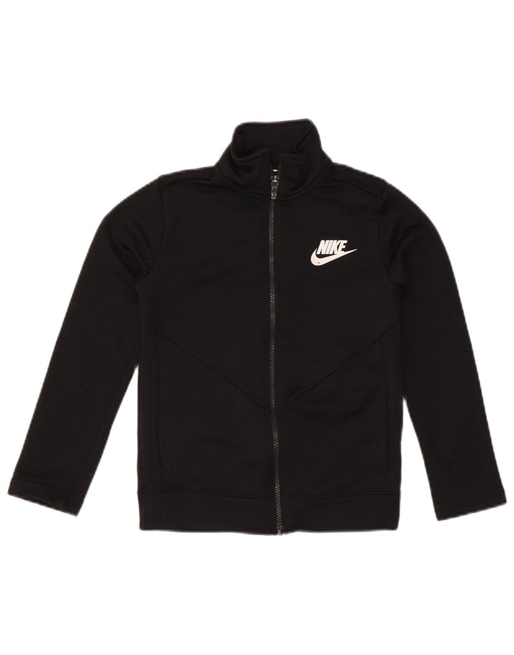 Спортивный костюм Nike для мальчиков, верхняя куртка 8–9 лет, маленький черный полиэстер