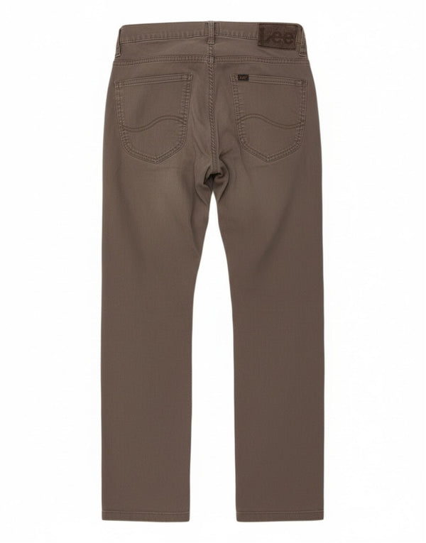 Мужские узкие повседневные брюки Lee Powell W29 L28, серые, хлопковые