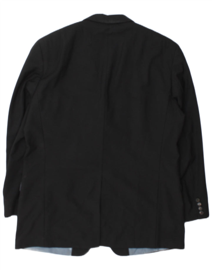Мужской пиджак на 3 пуговицах Hugo Boss UK 44 2XL черный