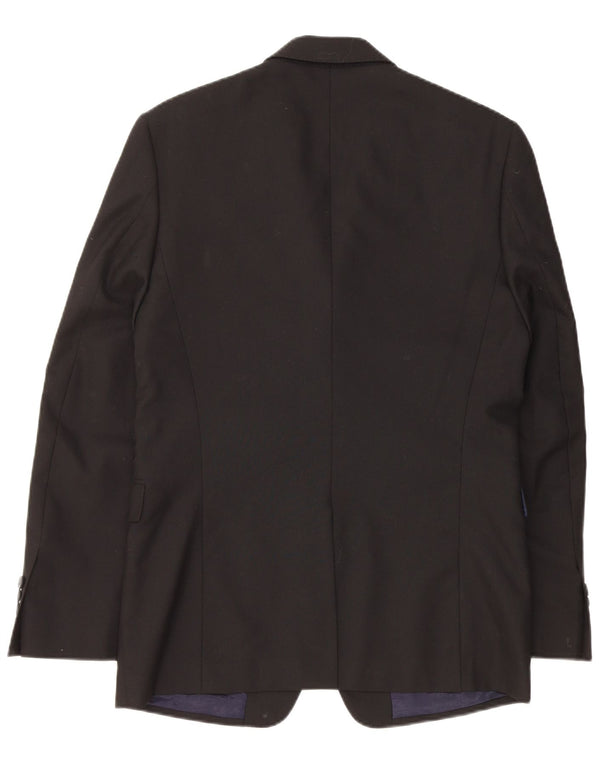 Мужской пиджак PAUL SMITH на 2 пуговицах, Великобритания 38, средний черный, шерстяной