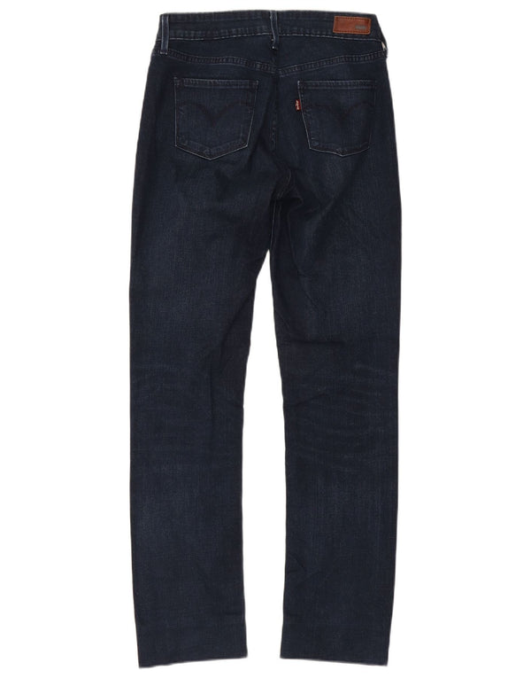 Женские узкие джинсы Levi's с классической посадкой и небольшим изгибом W26 L28, темно-синие, хлопковые