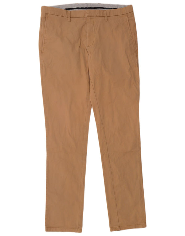 Мужские брюки-чиносы Tommy Hilfiger W36 L34 бежевого цвета, хлопок