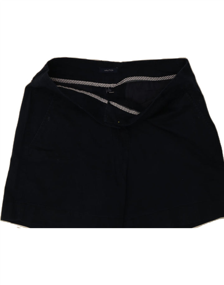 NAUTICA Womens Chino Shorts US 8 Medium W32  Navy Blue Cotton Vintage Nautica and Second-Hand Nautica from Messina Hembry 