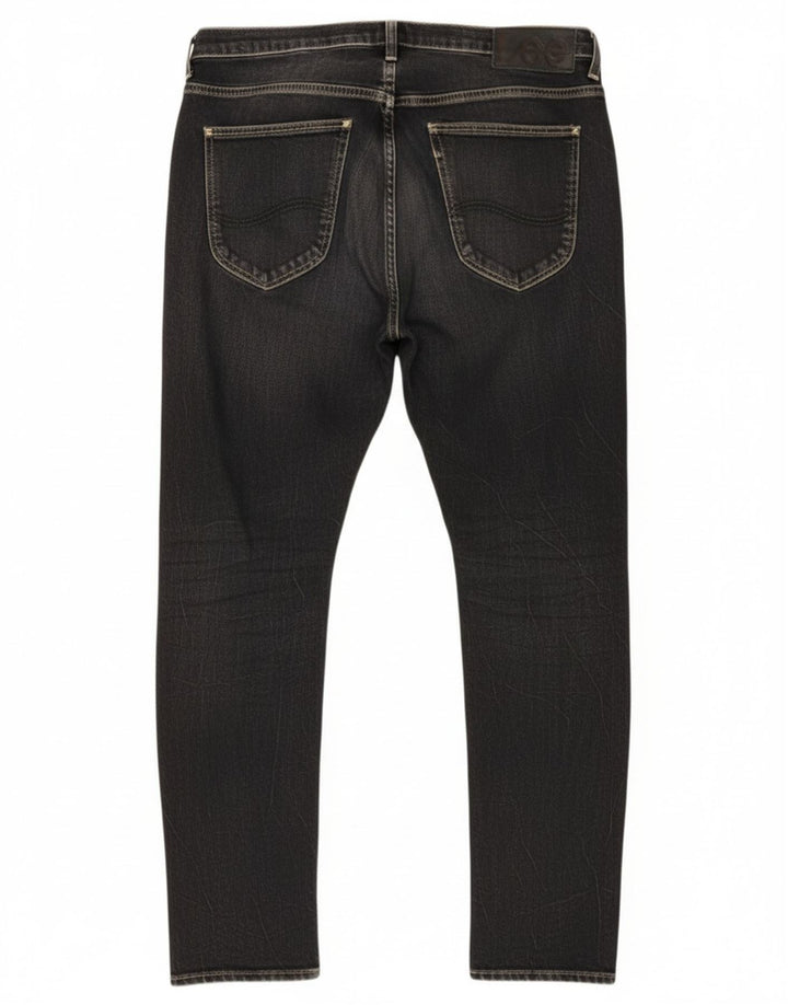 Мужские джинсы Lee Heath Slim W32 L32, черный хлопок