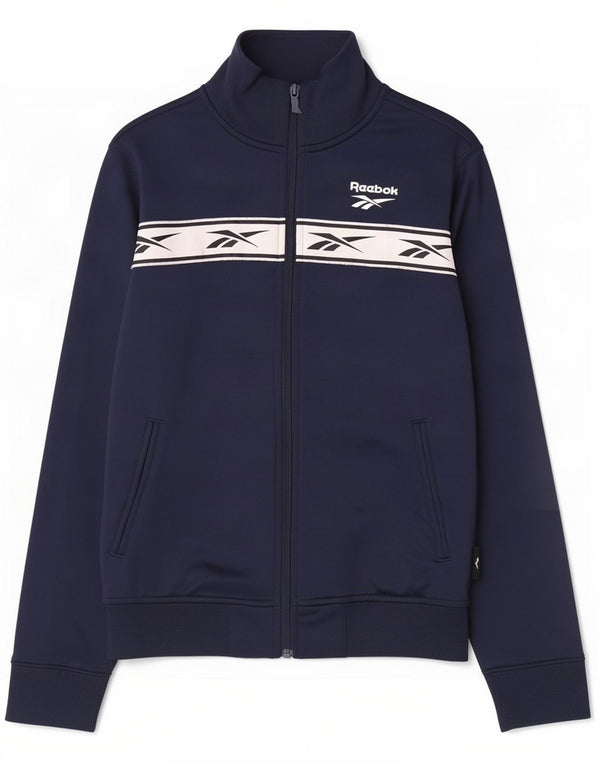 Женский спортивный костюм Reebok с графическим рисунком UK 4/6 XS Темно-синий с цветными блоками