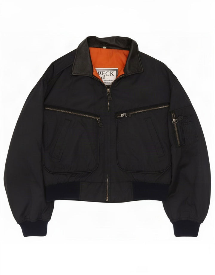 Женский бомбер Gerard UK 18 XL, темно-синий, нейлон