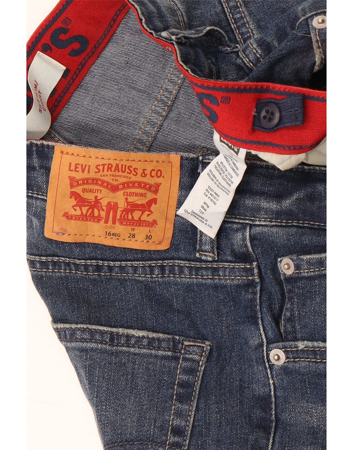 Джинсы Levi's 511 Slim для мальчиков 15–16 лет W28 L30, синий хлопок