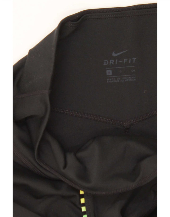 Женские леггинсы Nike Dri Fit UK 8, маленькие черные