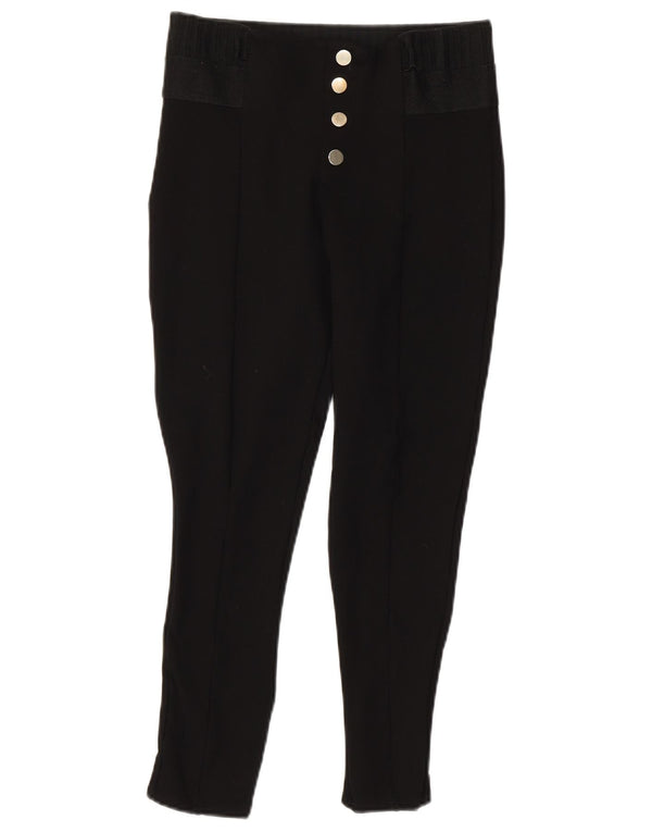 Женские укороченные брюки скинни Zara Medium W28 L24, черные